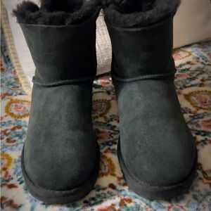 UGG Black Ankle Boots Size 6